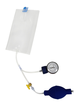 Ein guter Preis. Medizinischer Qualitätsstandard Einfacher Aufblasdruck-Infusionsbeutel mit Druckmessgerät 500 ml Online