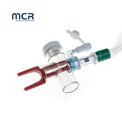 72 Stunden T-Typ-System geschlossener Aspirationskatheter mit Gasstecker automatischer Schalter
