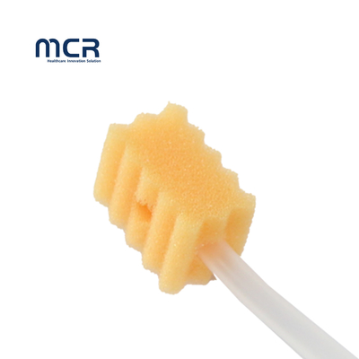 Medizinische Einweg-Zahnbürste für Mundpflege Sponge-Swab-Saugbürste